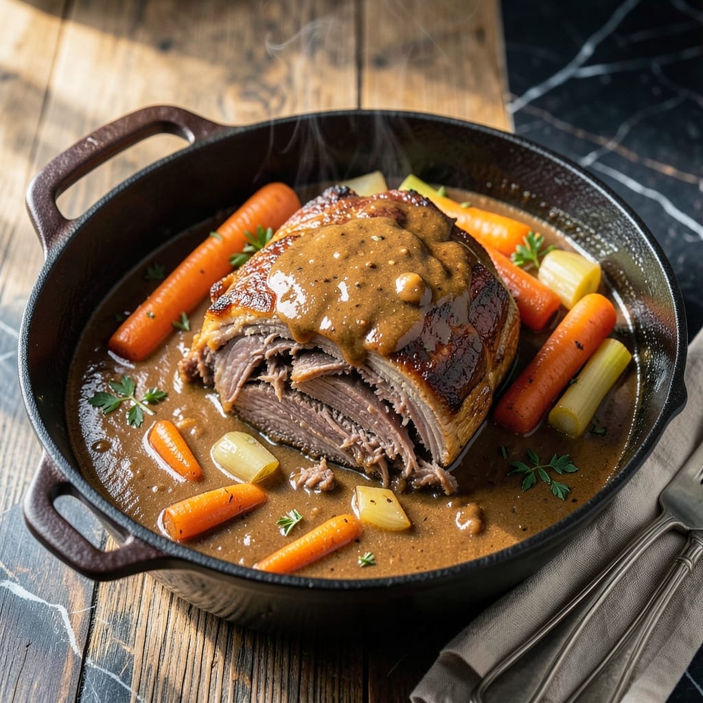 Peanut Butter Pot Roast Recipe: Nutty Richness with Fall-Apart Beef