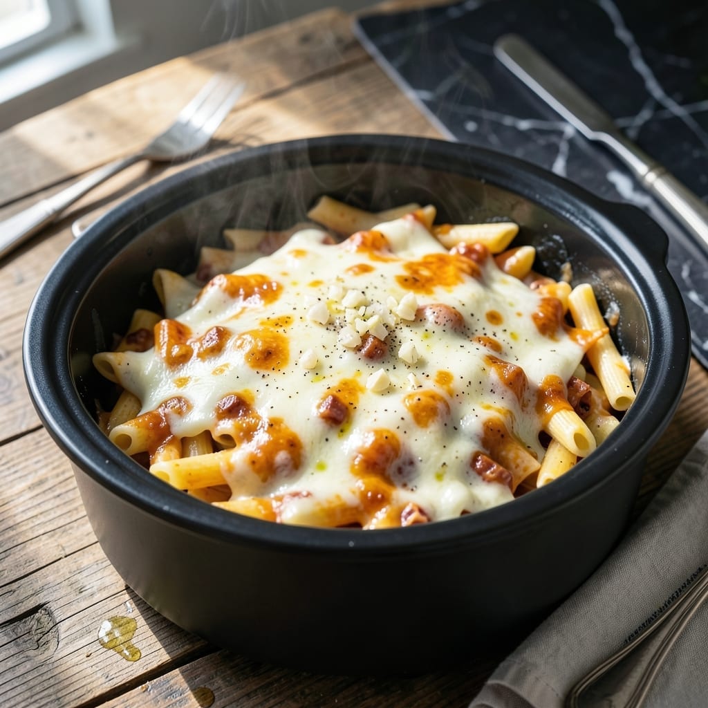 Cheesy Pasta Crock Pot Recipe: Effortless Melty Layers for Busy Nights
