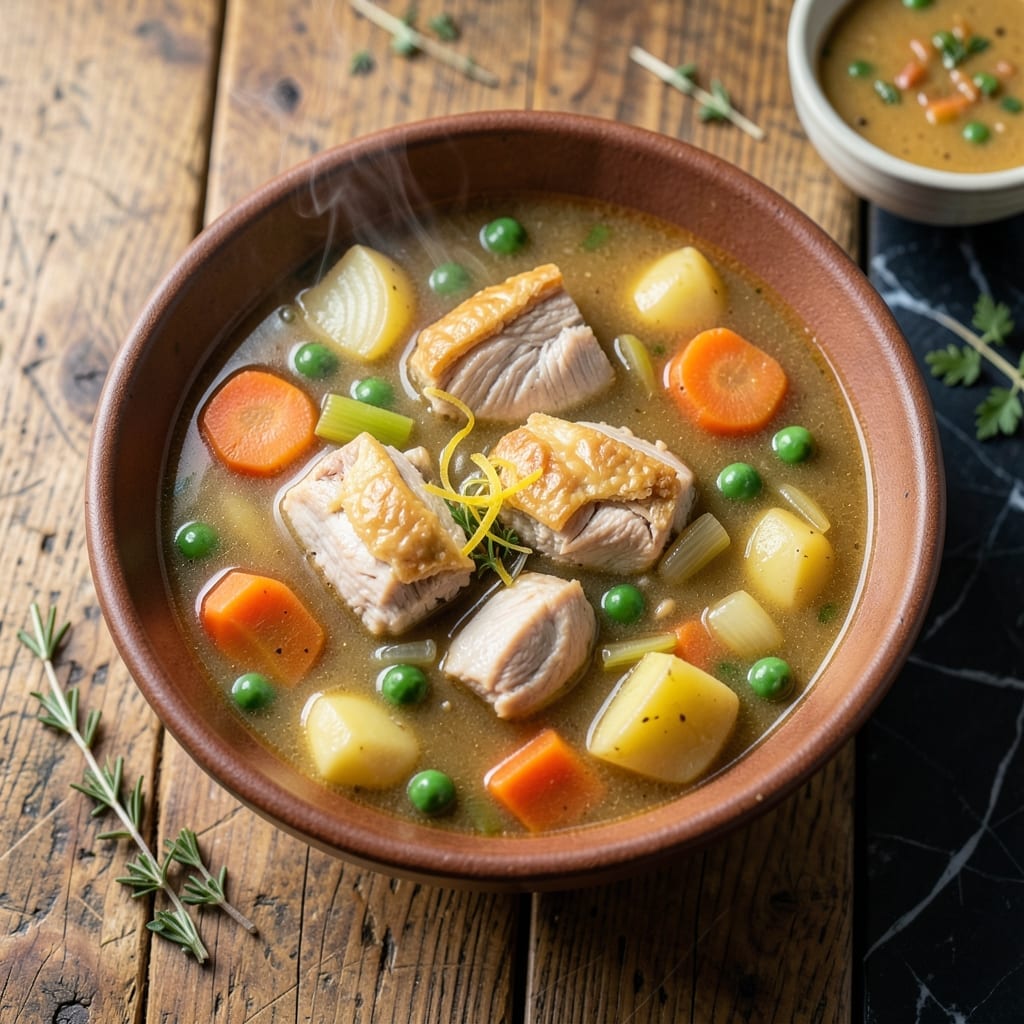 Chicken Pot Pie Soup Crock Pot Recipe: Hands-Off Savory Comfort