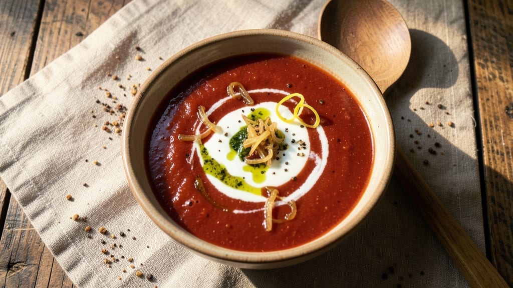 4Bs Restaurant Tomato Soup Recipe: Velvety Garlic and Basil Magic