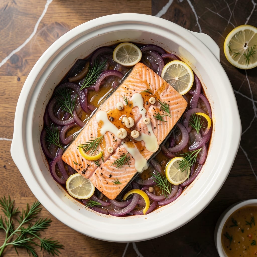 Salmon in a Crock Pot Recipe: Hands-Off Flaky Perfection