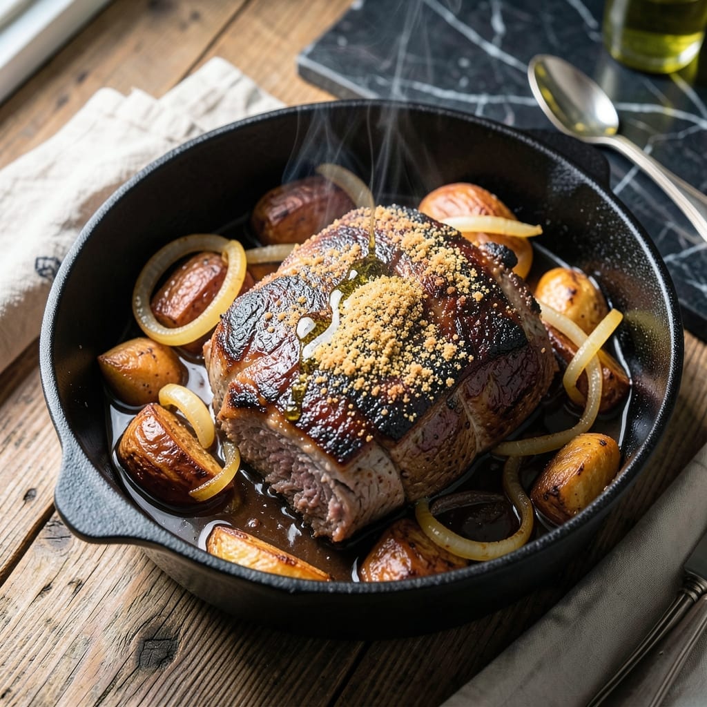One Pot Chuck Roast Recipe: Dutch Oven Braised with Red Wine