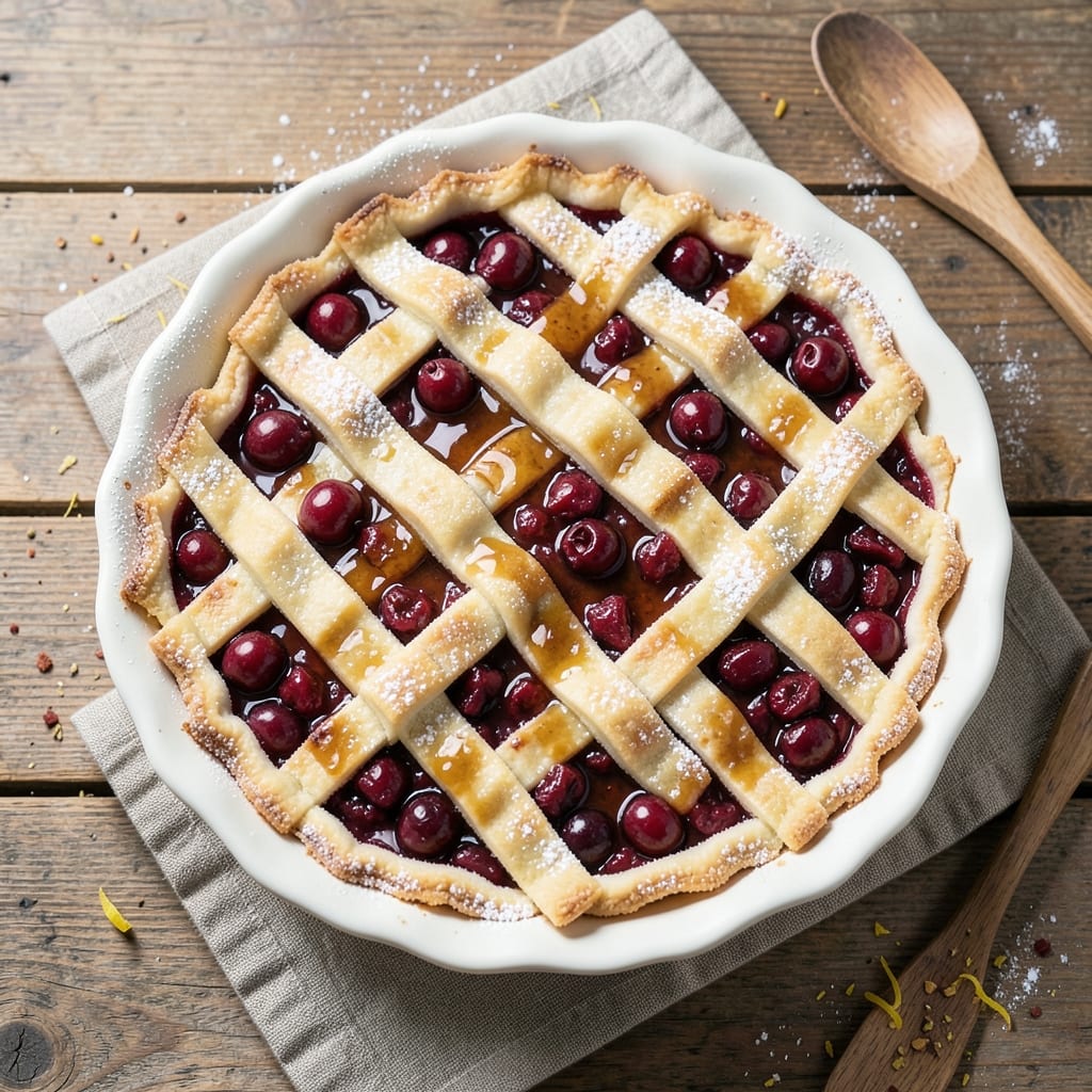 1 Can Cherry Pie Filling Recipe: No-Bake Galette with Golden Crust