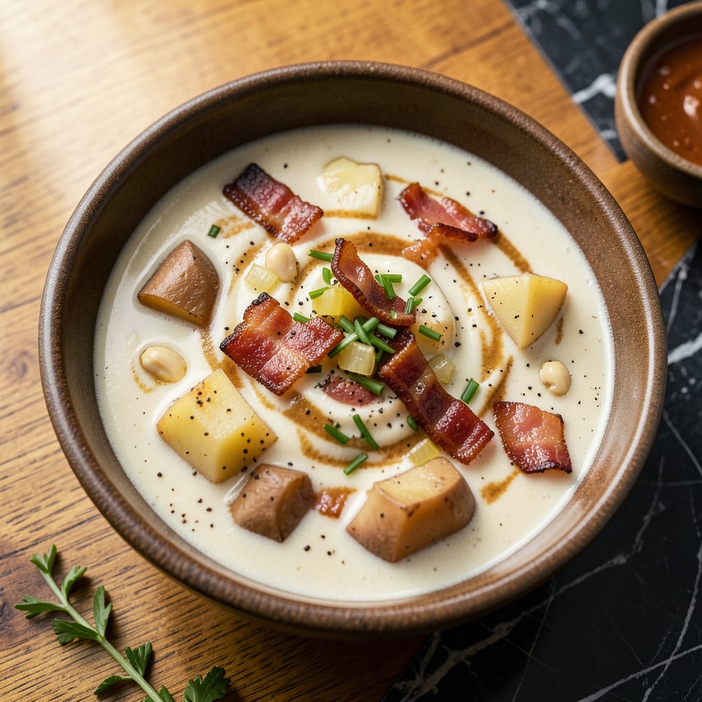 Bacon Potato Soup Recipe: Creamy Comfort With Crispy Bites detailed visual guide