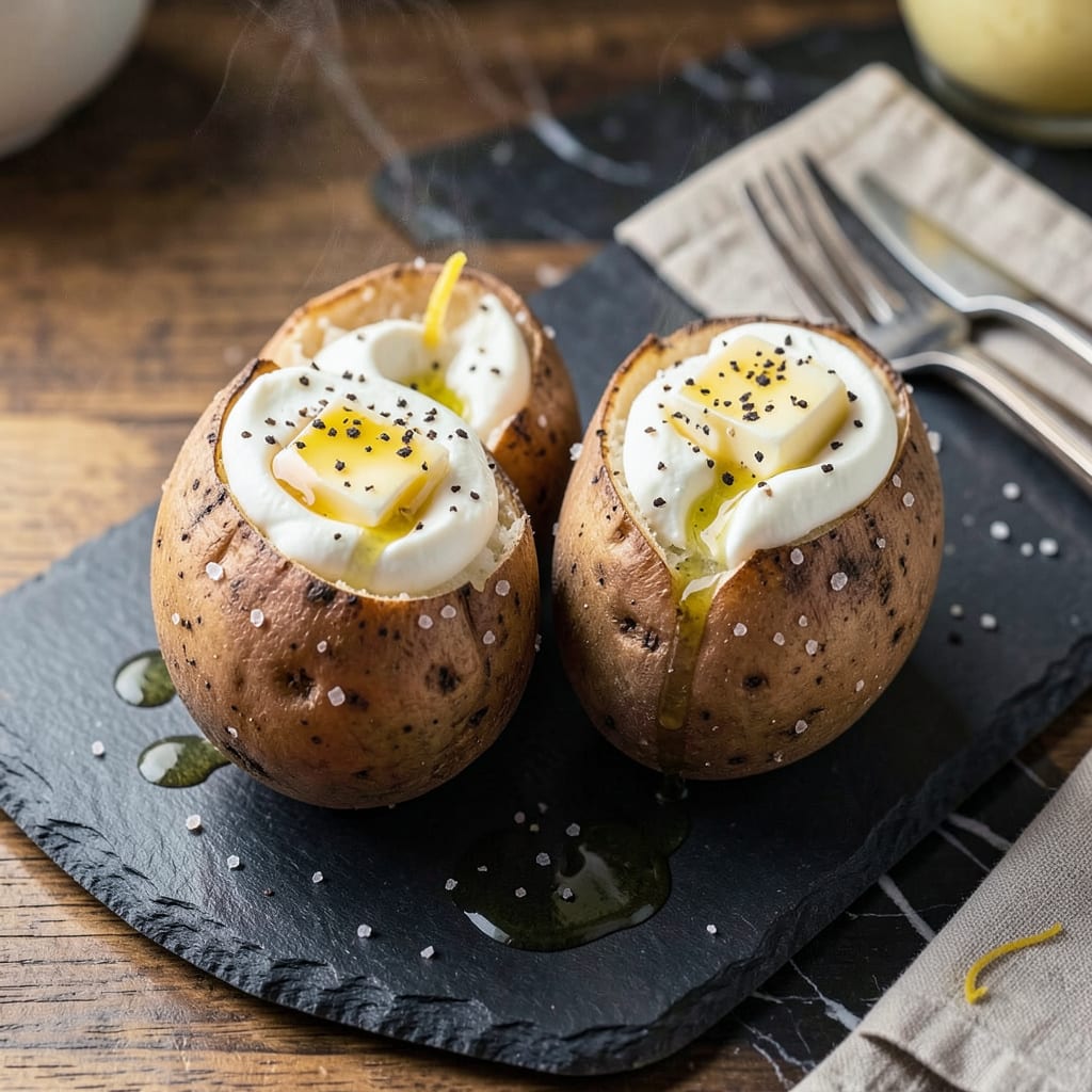 Complete Baked Potato Recipe No Foil: Crispy Skin and Fluffy Centers Every Time overview image