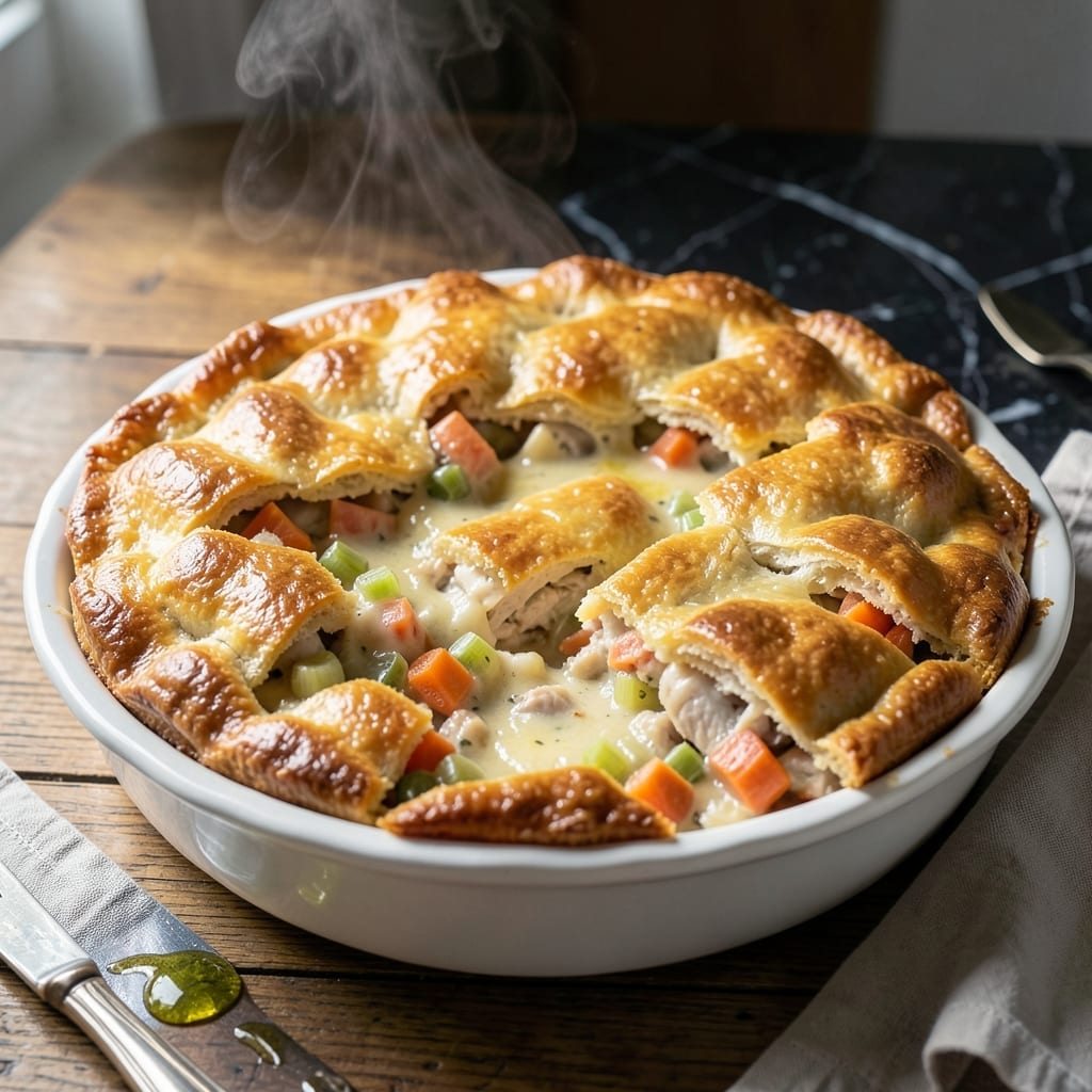 Bisquick Chicken Pot Pie Recipe: Classic Comfort With a Flaky Biscuit Top Bisquick Chicken Pot Pie Recipe: Classic Comfort With a Flaky Biscuit Top