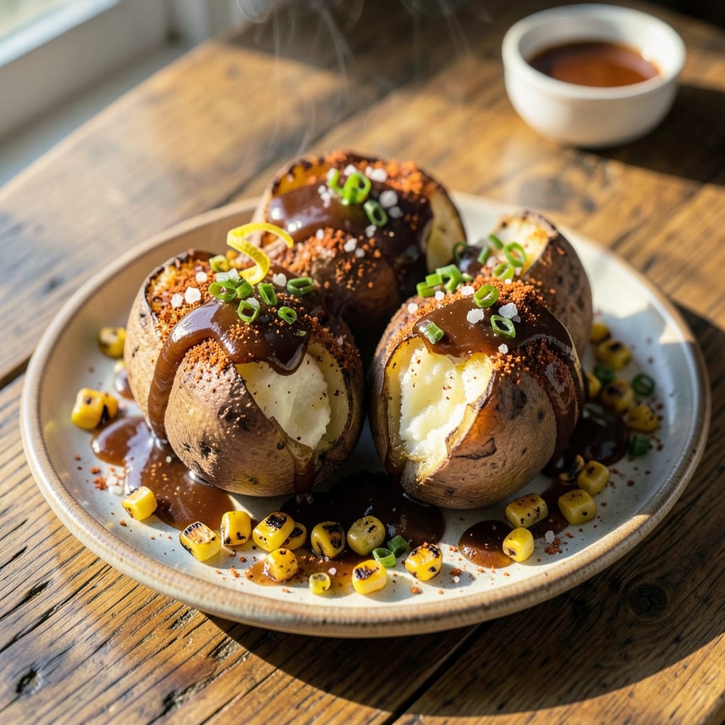 bbq baked potatoes recipe example with annotations