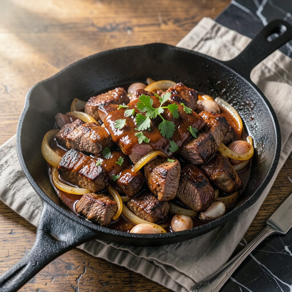BBQ Beef Tips Recipe Instant Pot: Fall Apart Tender in Under an Hour example with annotations