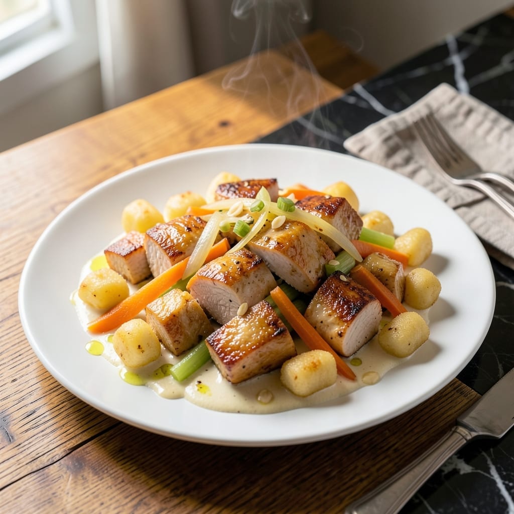 Chicken Pot Pie Gnocchi Recipe: Pillowy Dumplings in Savory Gravy Chicken Pot Pie Gnocchi Recipe: Pillowy Dumplings in Savory Gravy