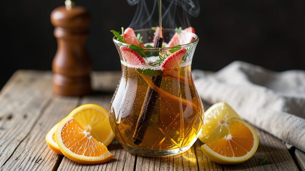 5 Star White Sangria Recipe: Sparkling Citrus and Vanilla Infusion