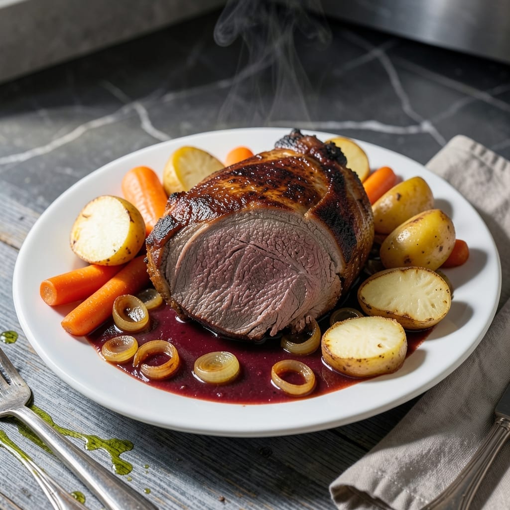 Instant Pot Picnic Roast Recipe: Fork-Tender Pot Roast With Root Vegetables Instant Pot Picnic Roast Recipe: Fork-Tender Pot Roast With Root Vegetables