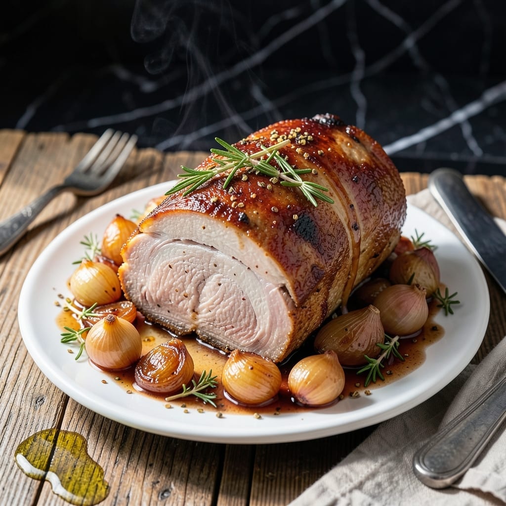 Delicious Pork Roast Crock Pot Recipe: Savory Herbs and Garlic Slow Cooked