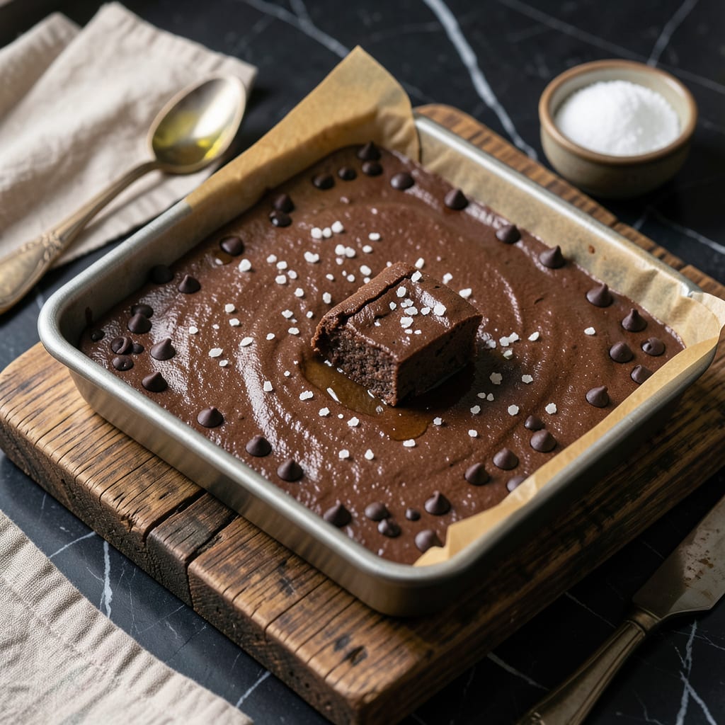 beef fat fudge recipe illustration with key details