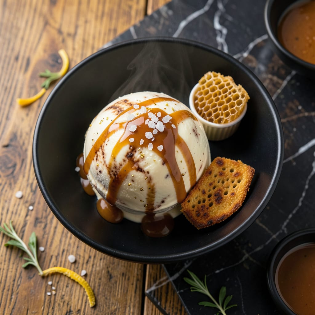 Visual representation of Beef Fat Ice Cream Recipe: Decadent Swirls With Buttery Depth
