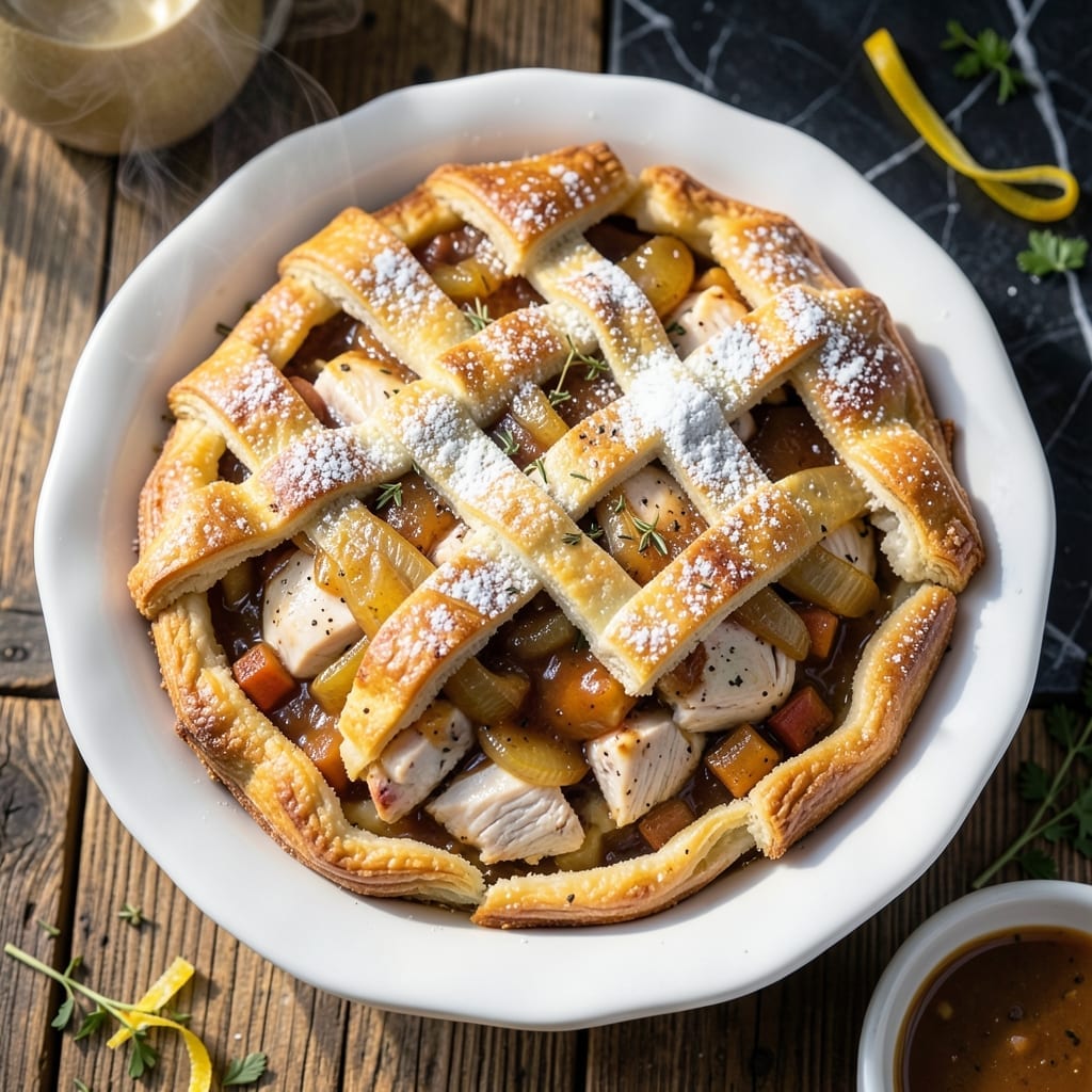 Carla's Chicken Pot Pie Recipe: Golden Crust With Herb-Infused Filling