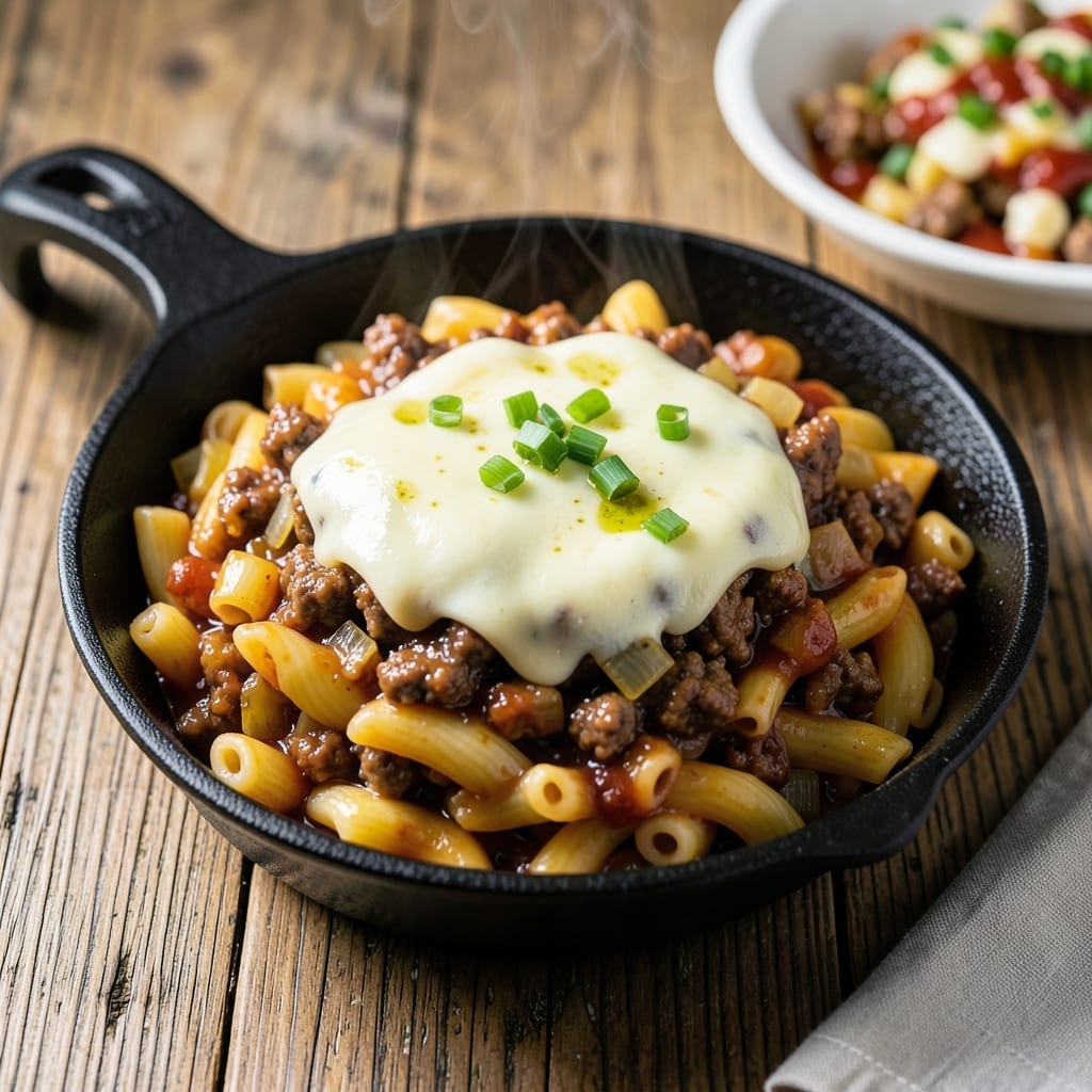 One Pot Cheeseburger Pasta Recipe: All the Flavors Without the Bun One Pot Cheeseburger Pasta Recipe: All the Flavors Without the Bun