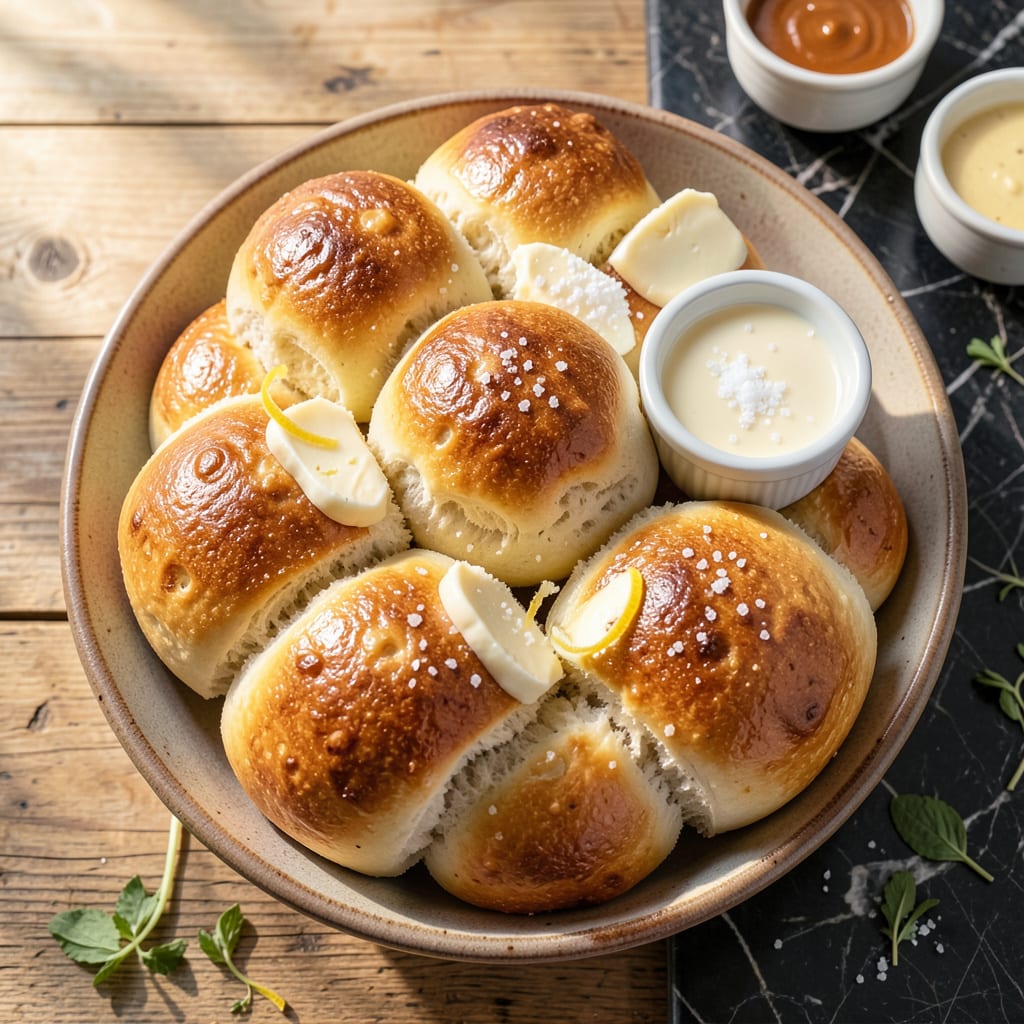 Complete Big Fat Yeast Rolls Recipe: Pillowy Soft With Honey Butter Glaze overview image