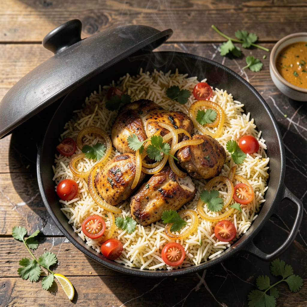 Complete Biryani Pot Recipe: Spiced Layers in One Vessel overview image