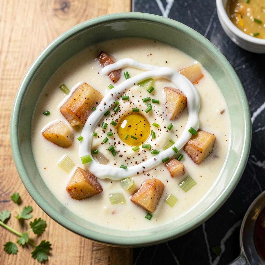 Comprehensive bob evans potato soup recipe visual reference