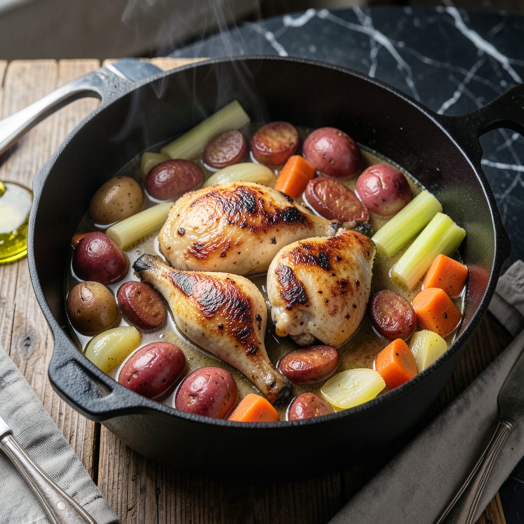 Boiling Pot Recipe: Hearty One Pot Meal with Bold Flavors example with annotations