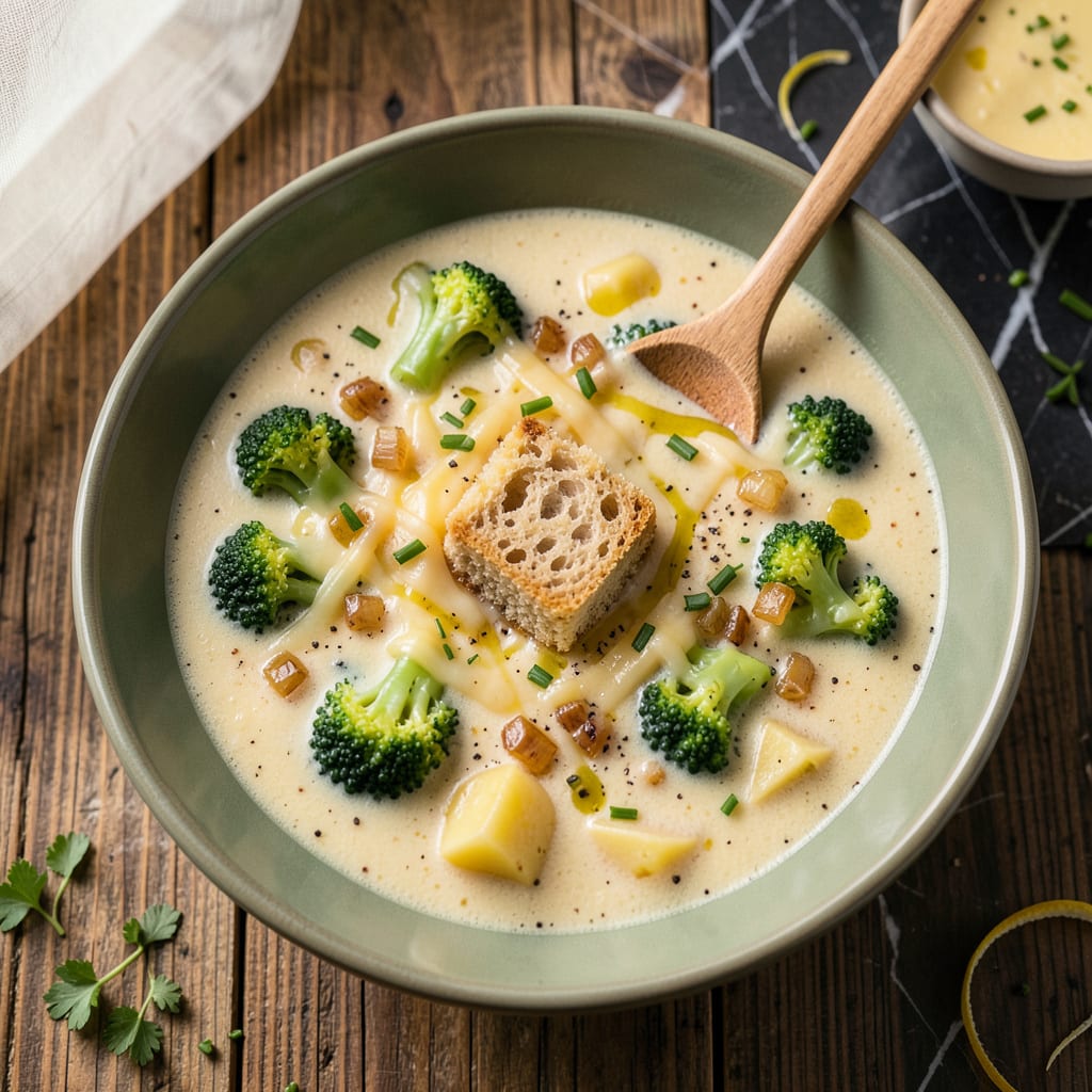 Comprehensive Broccoli Cheddar Potato Soup Recipe: Creamy Comfort in Every Bite visual reference