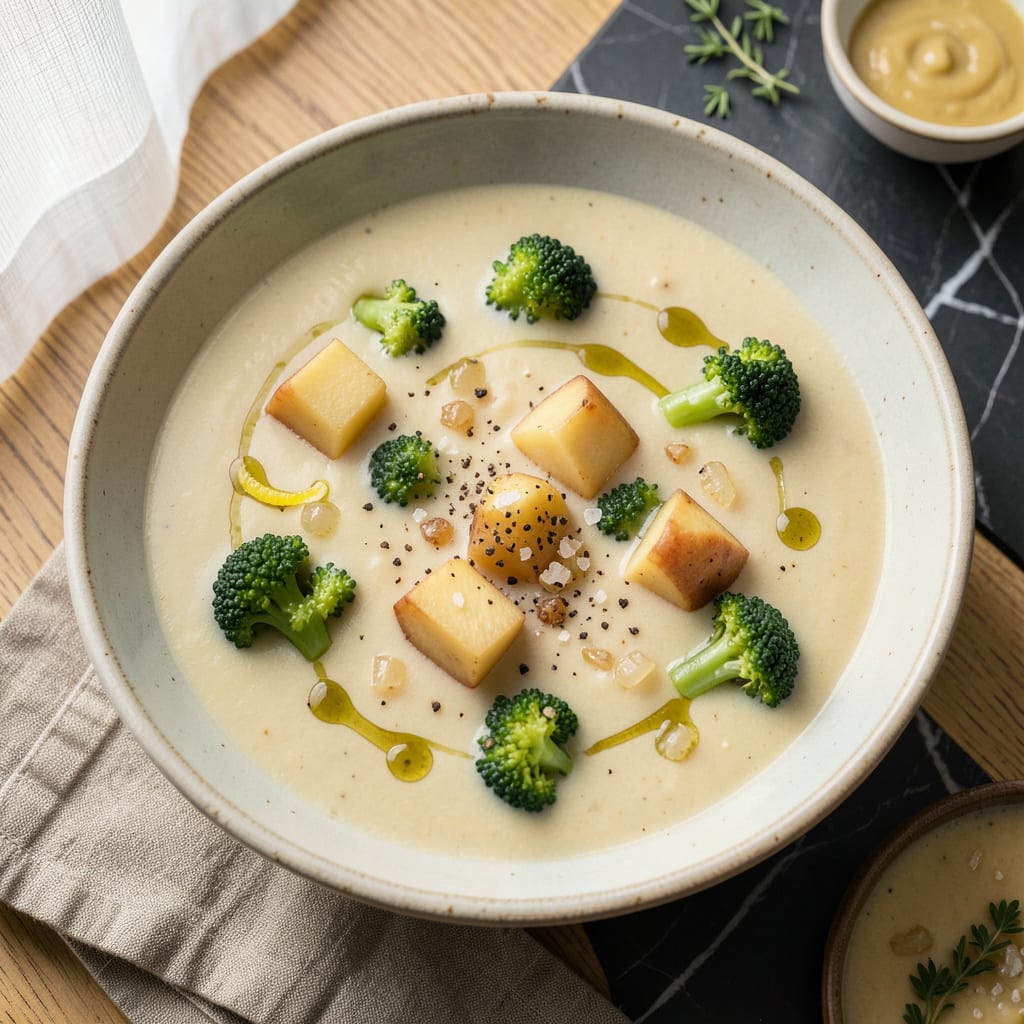 Visual representation of Broccoli Potato Soup Recipe: Creamy Comfort in Every Spoonful