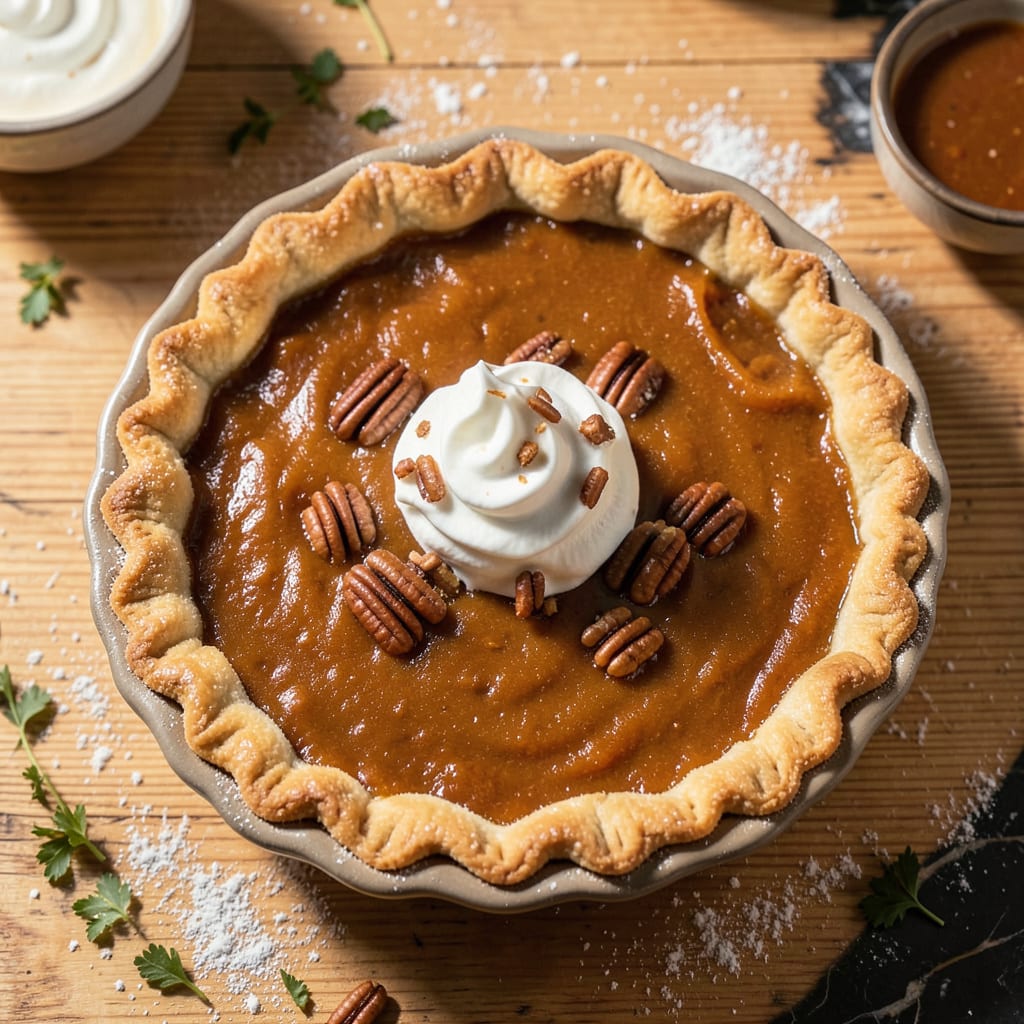 Complete Bruce's Sweet Potato Pie Recipe: Creamy Spiced Filling in a Flaky Crust overview image