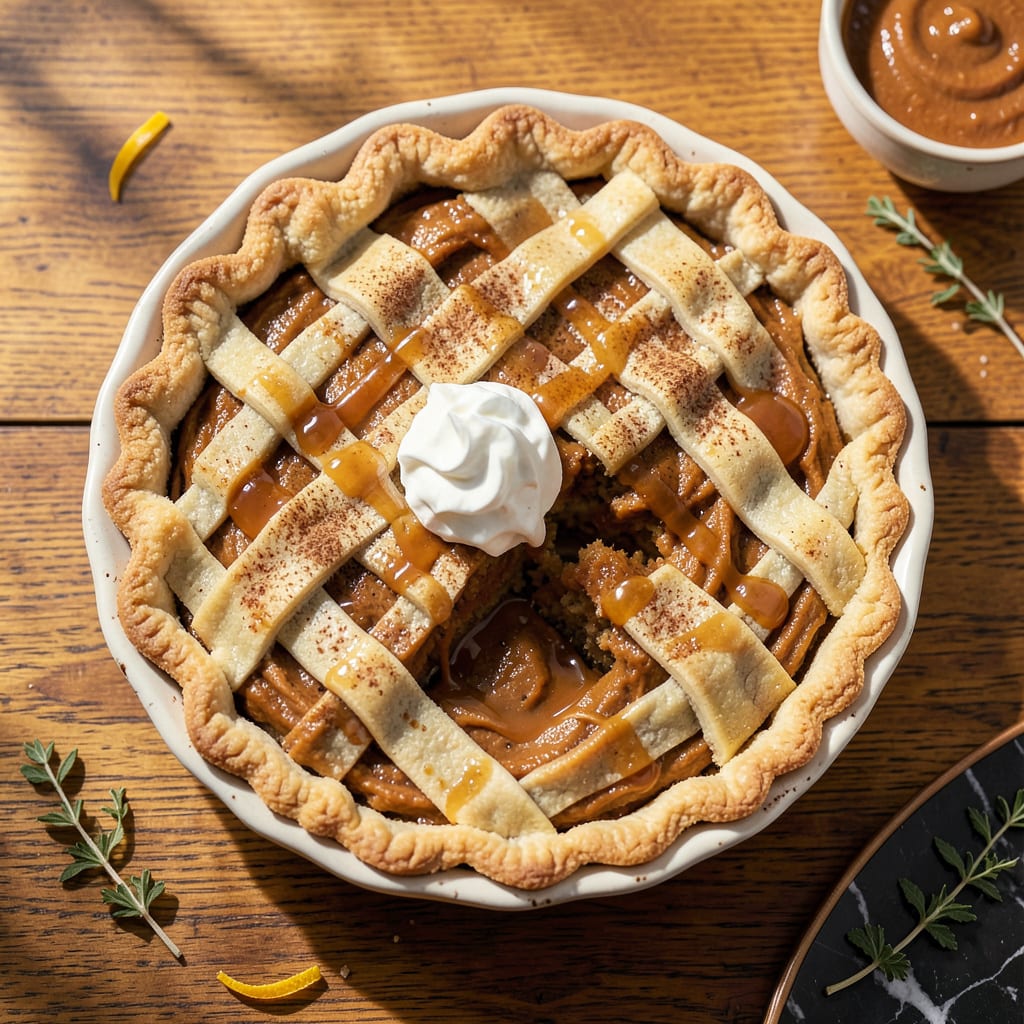 Bruce’s Yams Sweet Potato Pie Recipe: Creamy Spiced Filling With Buttery Crust example with annotations