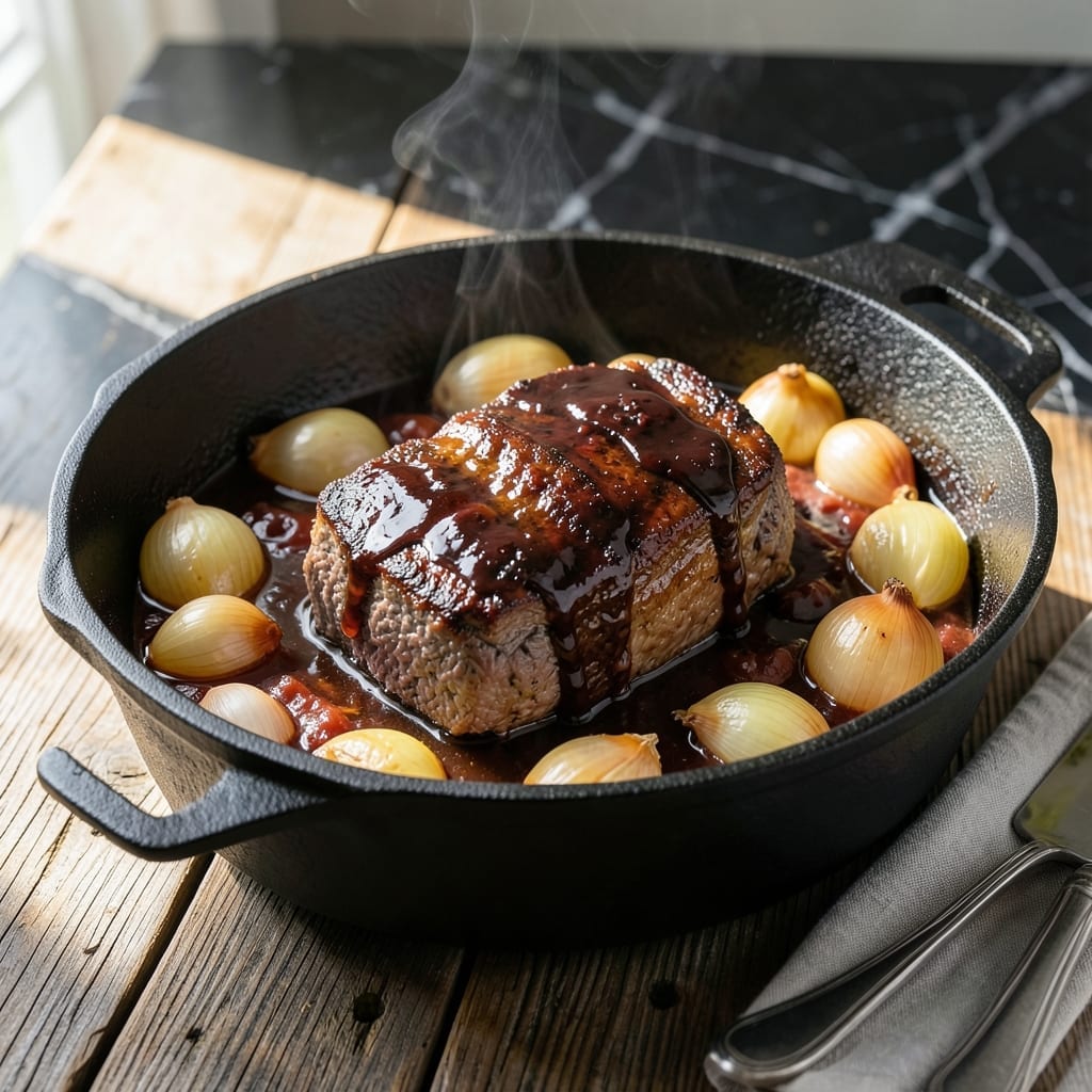 Coke Pot Roast Recipe: Cola-Braised Beef With Caramelized Onions