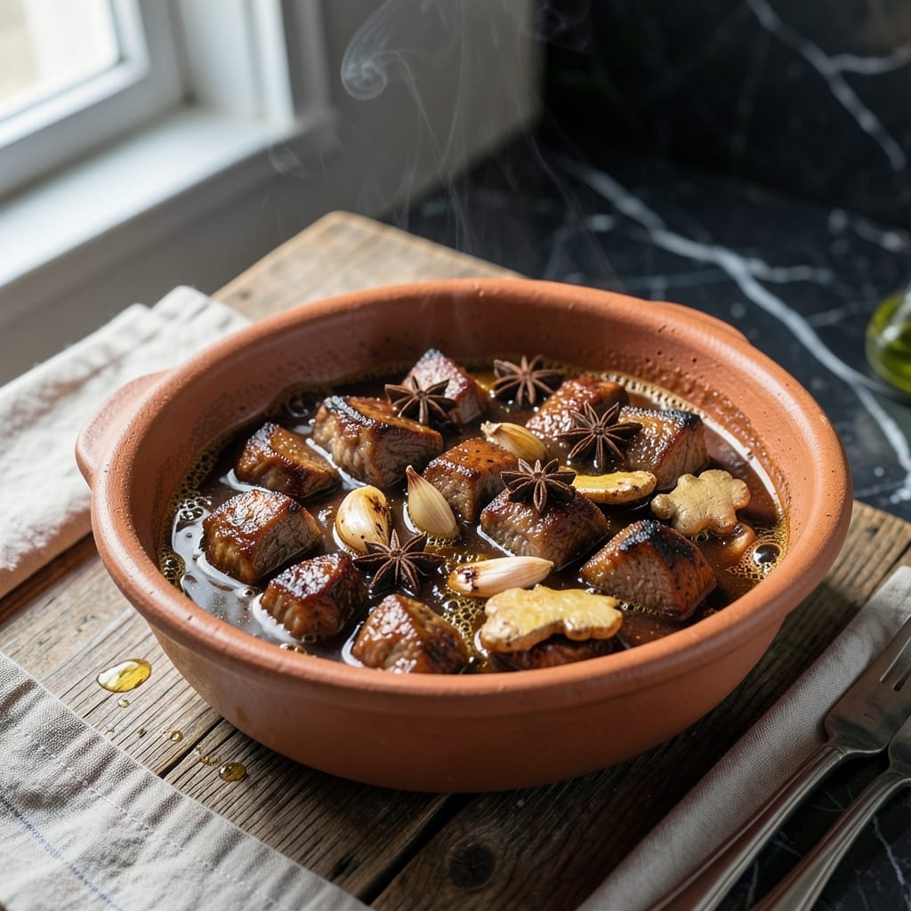 Clay Pot Chuck Roast Recipe: Asian-Infused Braised Beef with Star Anise