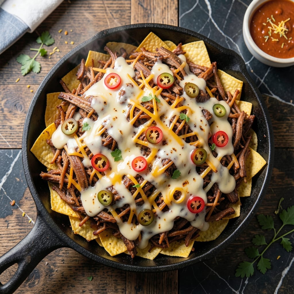 Pork Nachos Crock Pot Recipe: Loaded With Cheese and Spice