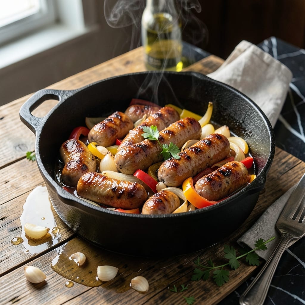 Bratwurst One Pot Recipe: Hearty German Flavors in One Pan Bratwurst One Pot Recipe: Hearty German Flavors in One Pan