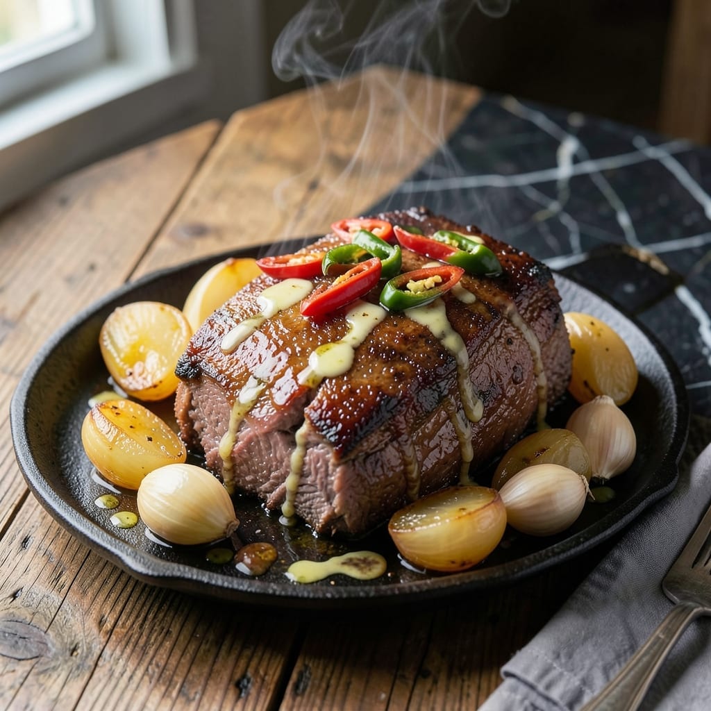 Brisket Pot Roast Slow Cooker Recipe: Mississippi-Style Pepperoncini Richness