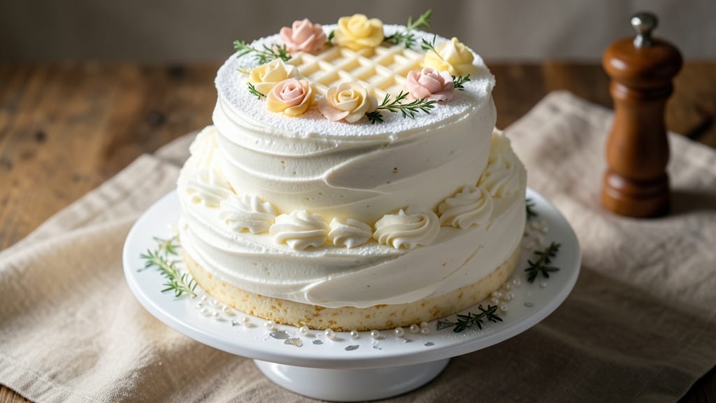 12-Inch White Cake Recipe: Fluffy Layers With Vanilla Bean Magic