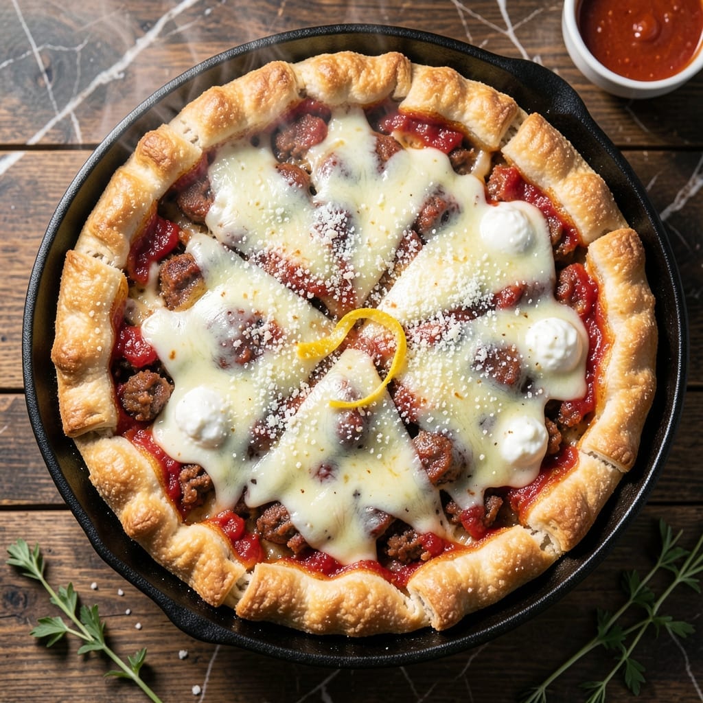 Pizza Pot Pie Chicago Recipe: Deep-Dish Flavors in a Portable Package