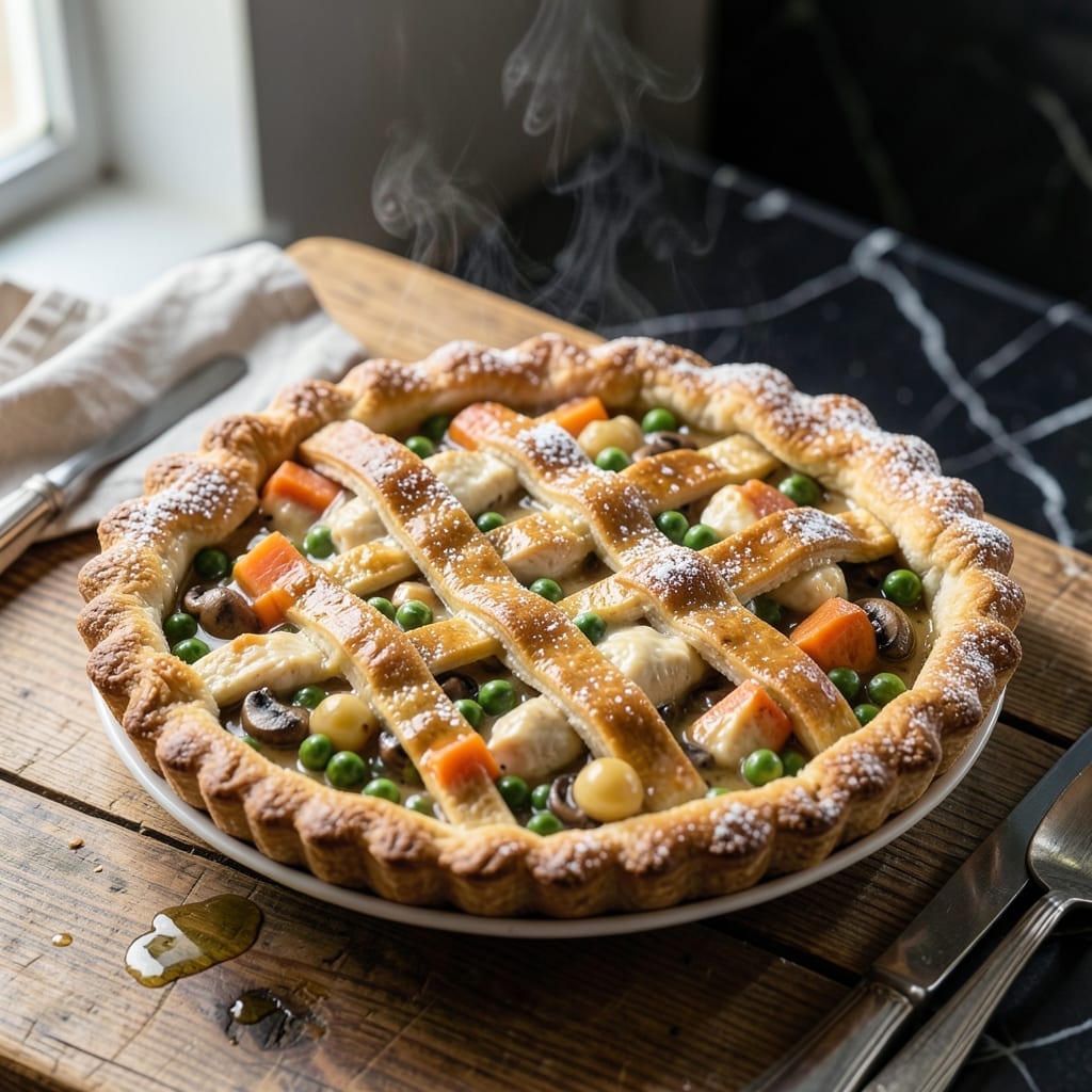 Vegetarian Chicken Pot Pie Recipe: Plant-Based Comfort With Flaky Crust