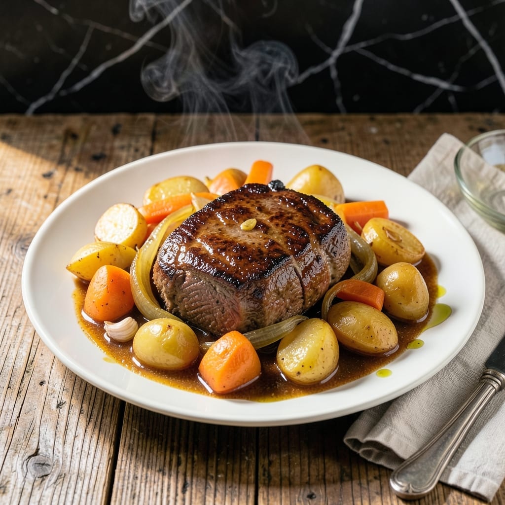 Healthy Beef Pot Roast Recipe: Herb-Infused Slow Cooked Comfort