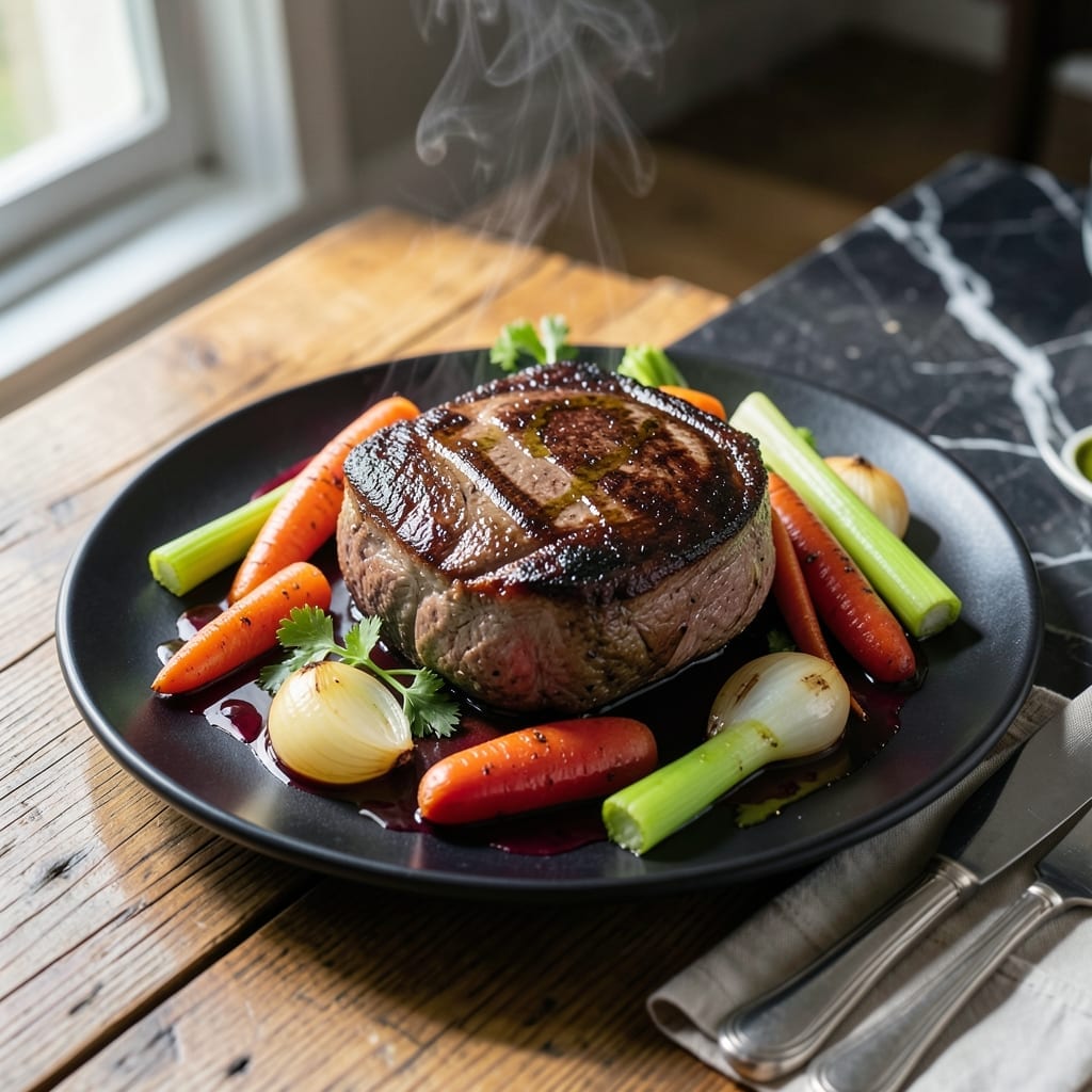 Elevated Pot Roast Recipe: Red Wine Braised With Root Vegetables