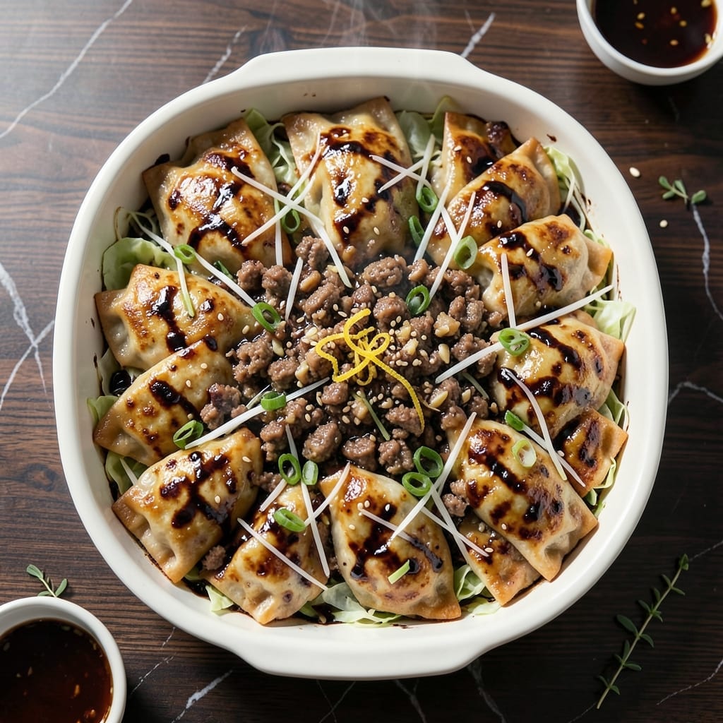 Pot Sticker Casserole Recipe: Crispy Pan-Fried Layers with Asian Flavor