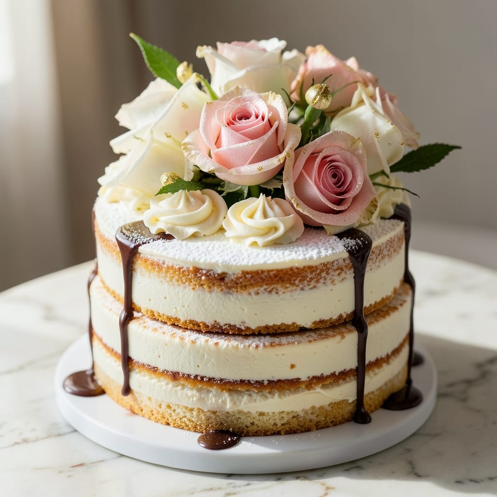 9-Inch Birthday Cake Recipe: Vanilla Bean Frosting Swirls and Decorator's Delight