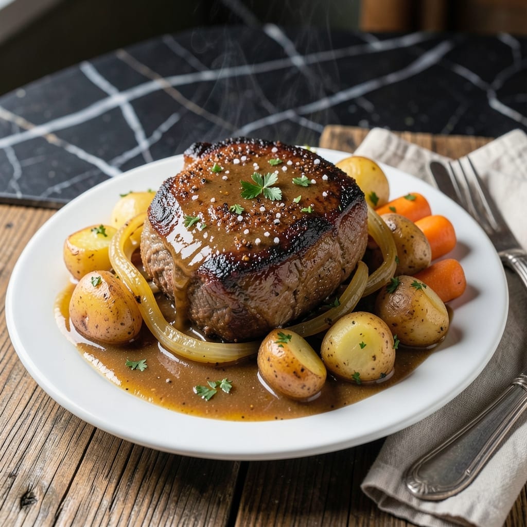 Campbell's Tavern Style Pot Roast Copycat Recipe: Rich Gravy and Fall-Off-The-Bone Beef