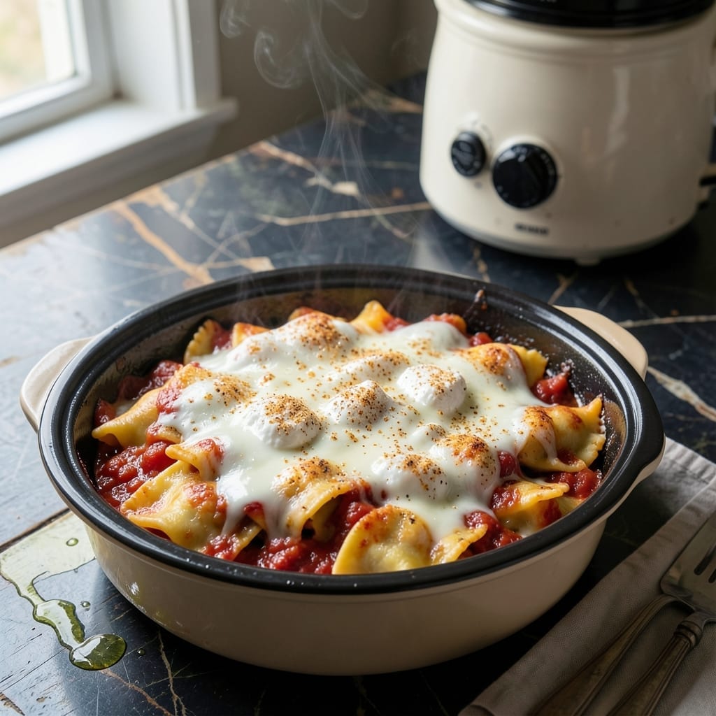 Crock Pot Ravioli Recipe: Cheesy Layers Without the Oven