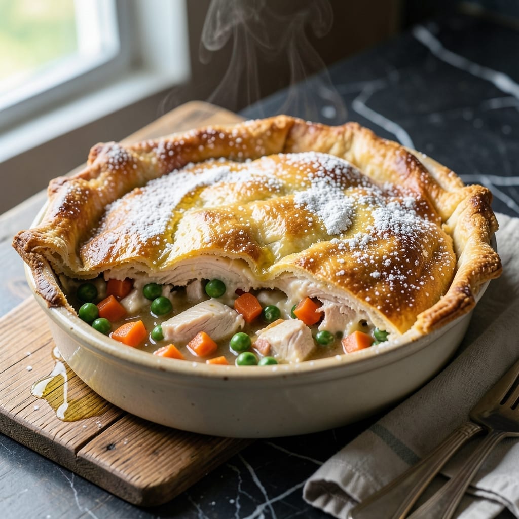 Gluten Free Turkey Pot Pie Recipe: Savory Herb Filling With Flaky Crust Gluten Free Turkey Pot Pie Recipe: Savory Herb Filling With Flaky Crust