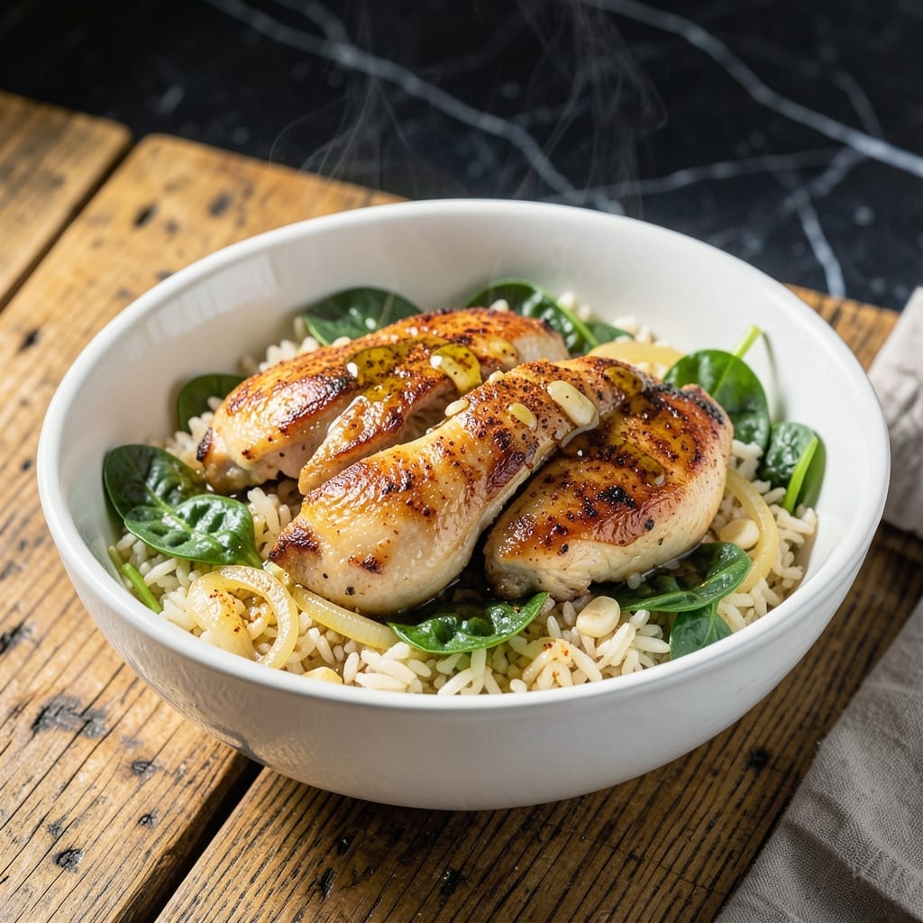 Chicken Rice Spinach Crock Pot Recipe: Hands-Free Meal Prep Magic