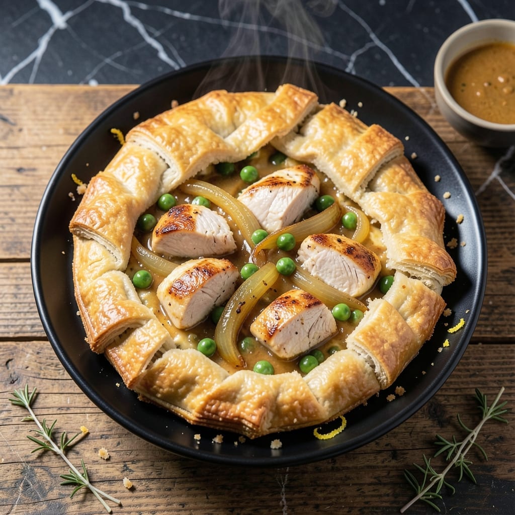 Chicken Pot Pie Copycat Recipe: Flaky Crust Over Creamy Filling
