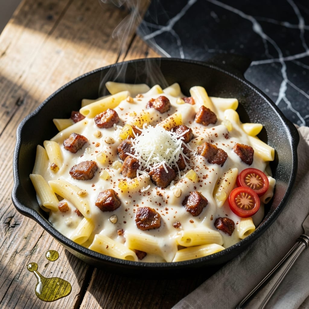 One Pot Creamy Sausage Pasta Recipe: Smoky Paprika Infused Sauce