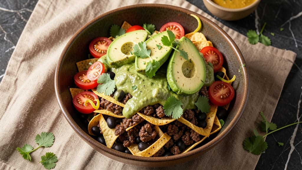 5 Star Taco Salad Recipe: Crunchy Toppings and Zesty Lime Dressing