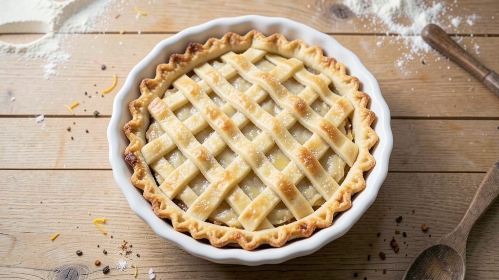 9-Inch Double Crust Pie Crust Recipe: Flaky Layers That Shatter With Every Bite