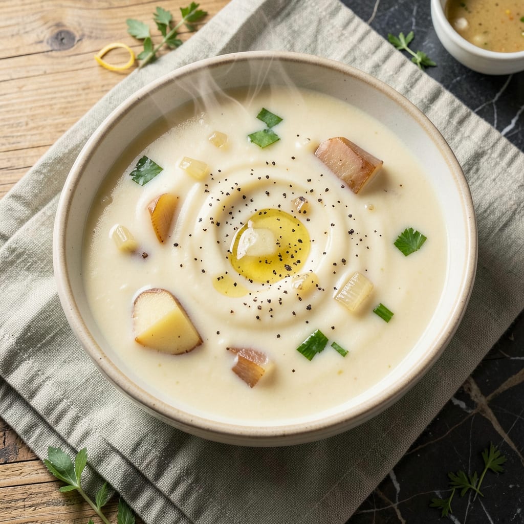 Campbell's Potato Soup Recipe: Creamy Comfort in 30 Minutes example with annotations