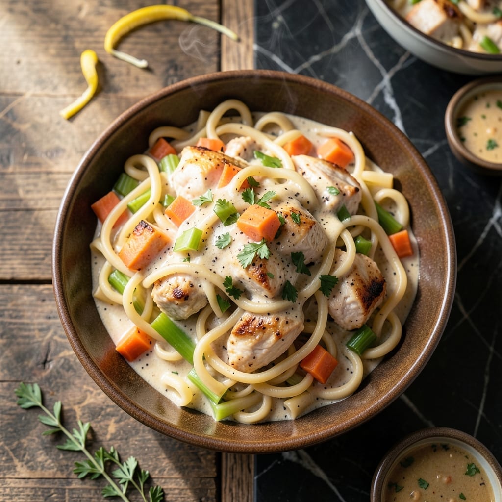 Amish Pot Pie Noodles Recipe: Hand-Cut Comfort in Every Bite